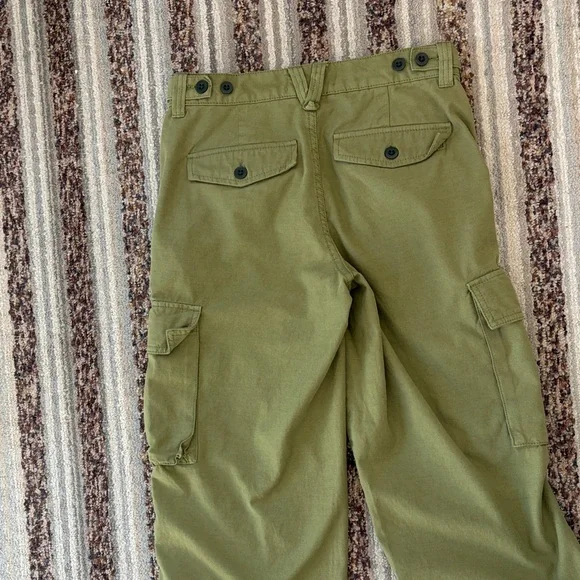 Madewell Olive Utility Pants in Light Olive - Picture 3 of 6
